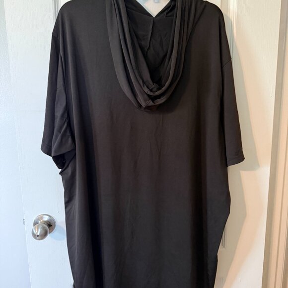 Mens Black Workout Hoodie - Picture 2 of 2